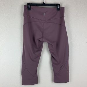 Lululemon In Movement Cropped Leggings Sz 12